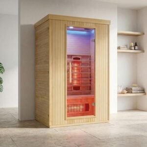 vierkant Infrared Sauna 115 Full Spectrum — 2-Person Infrared Sauna